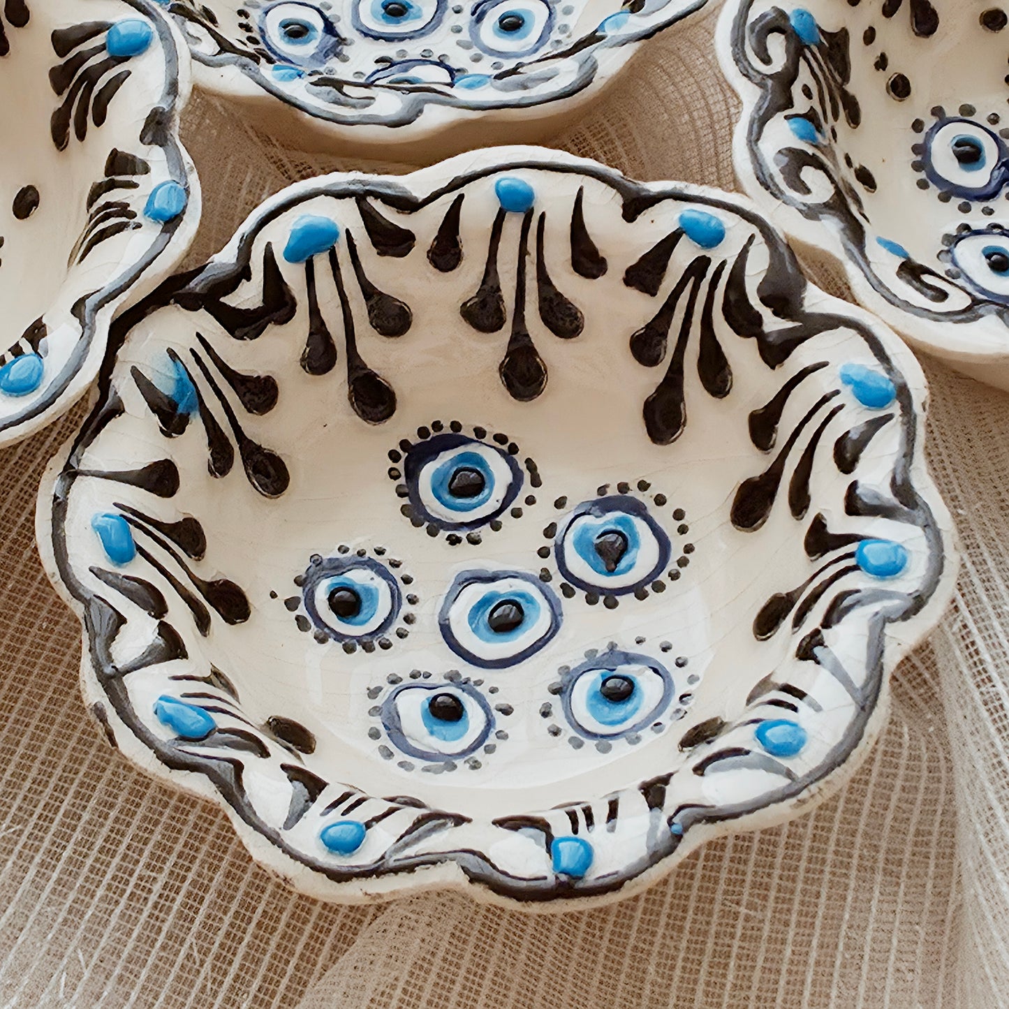 Nazar Lotus Porzellan Schalen - 3er Set