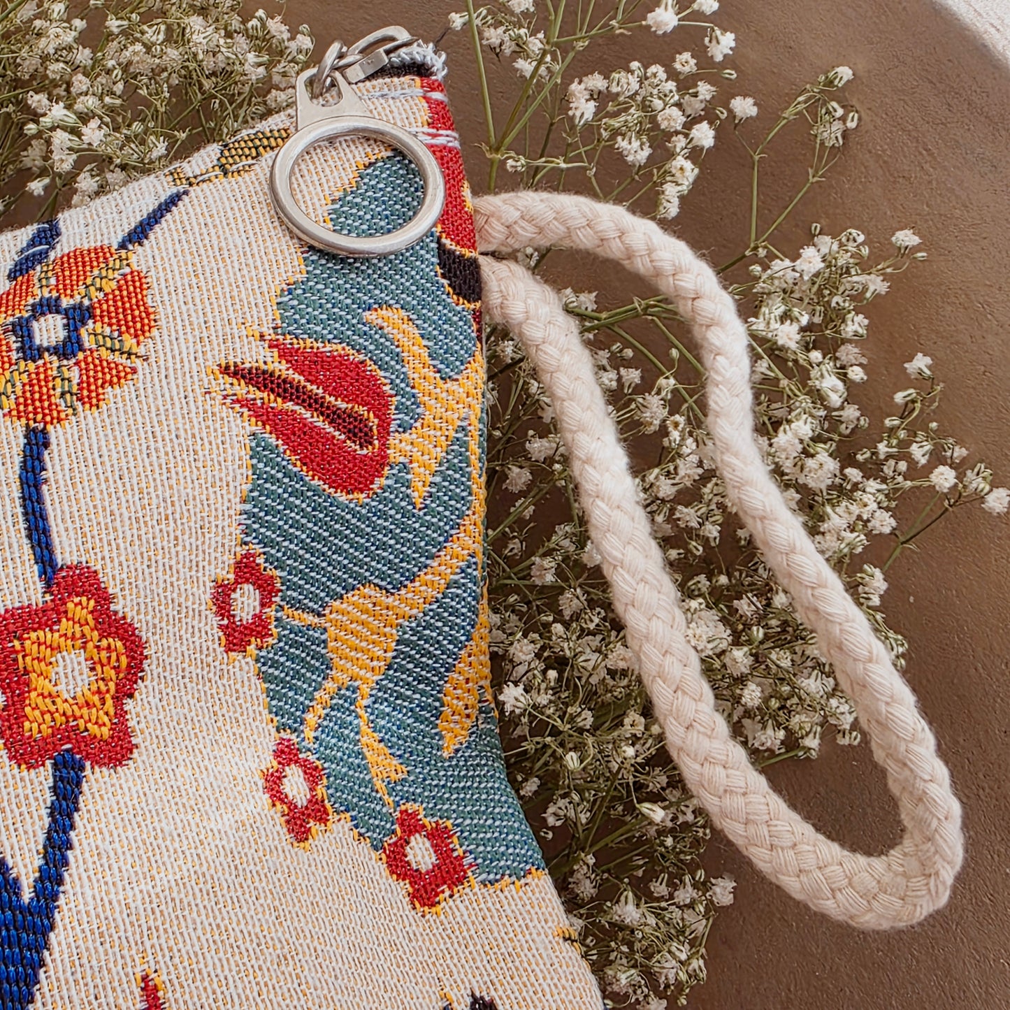 Large Mix Orient Clutch Tasche