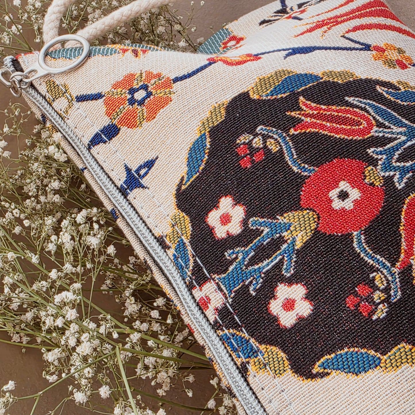 Large Mix Orient Clutch Tasche
