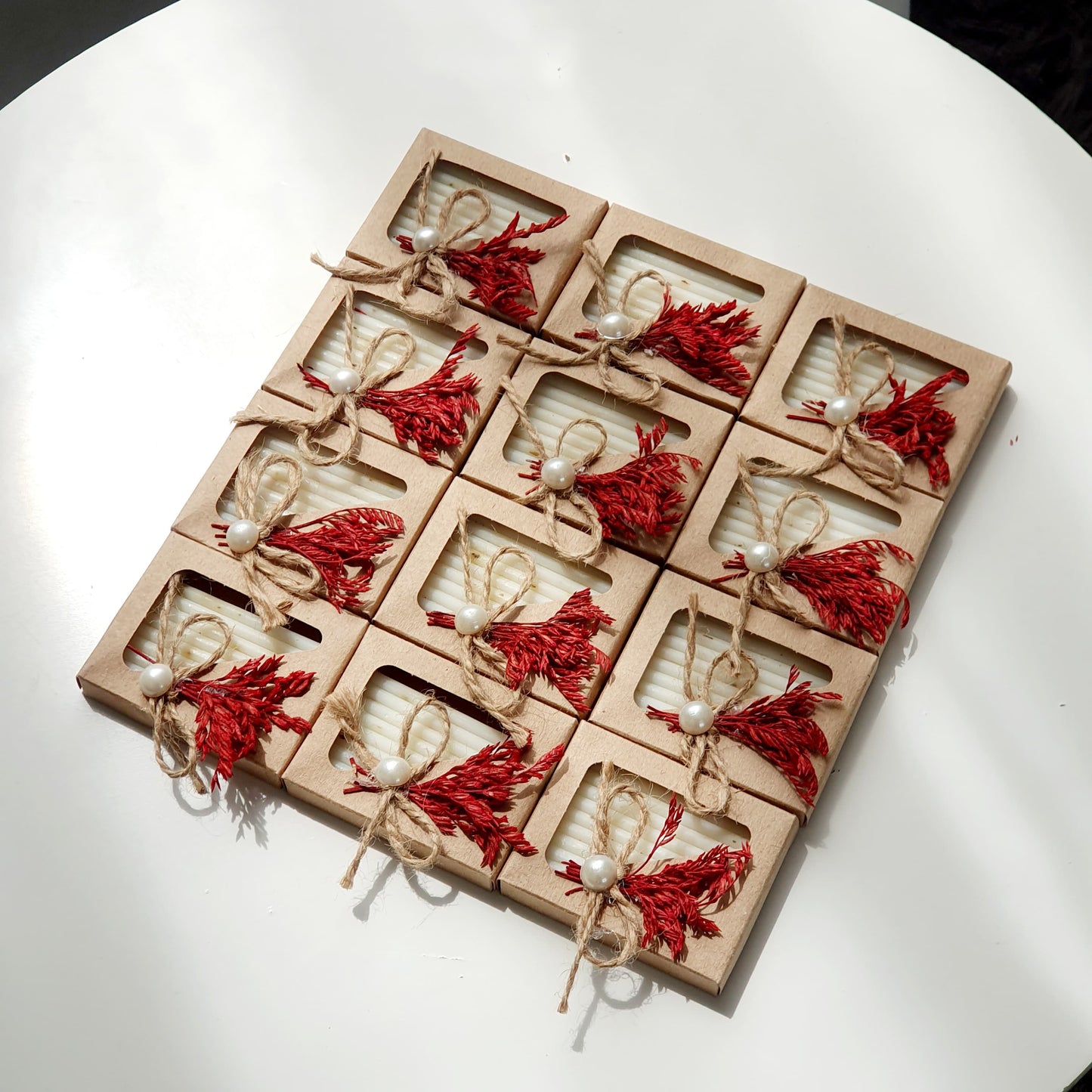Seife Creme Gastgeschenk - Perle Schleierkraut