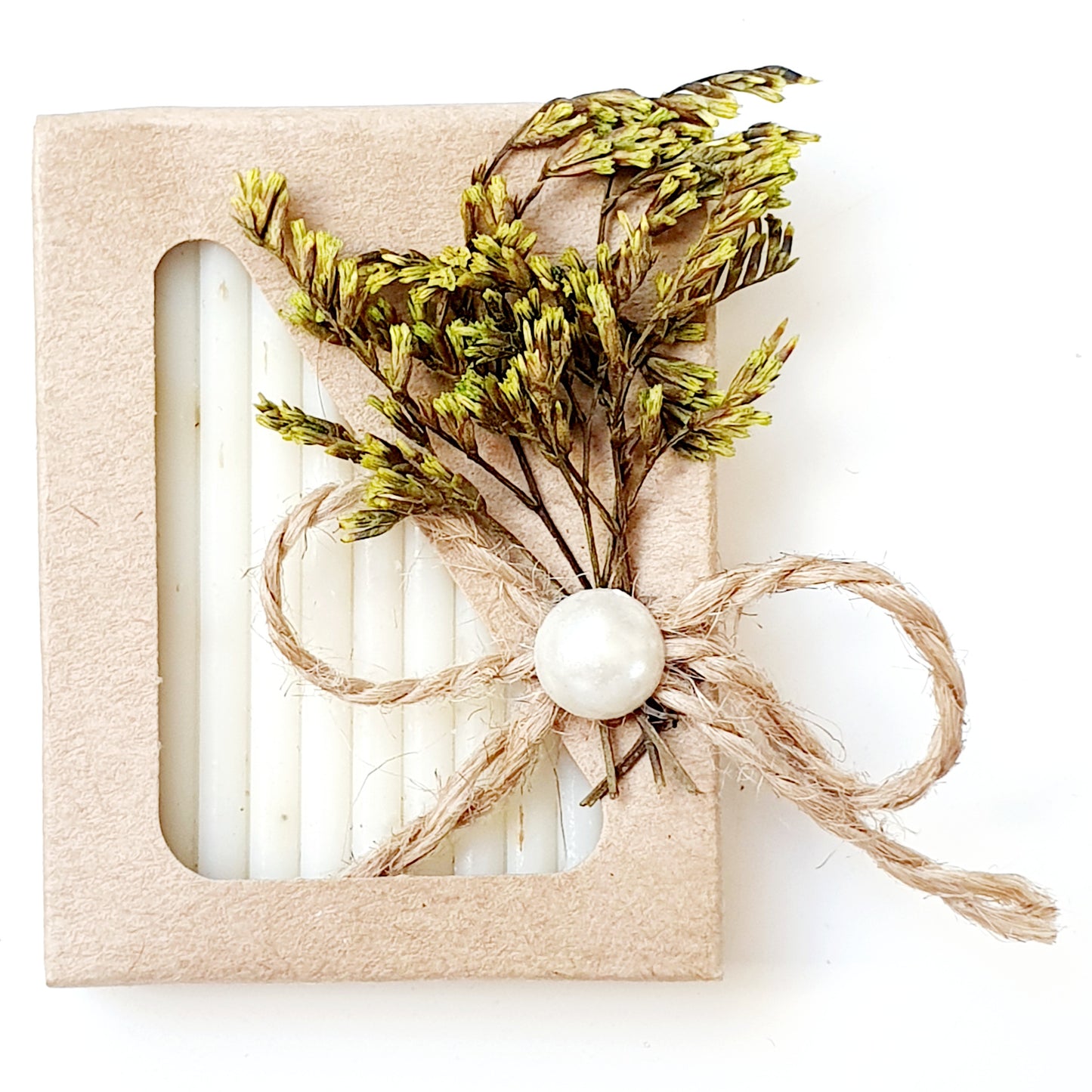 Seife Creme Gastgeschenk - Perle Schleierkraut